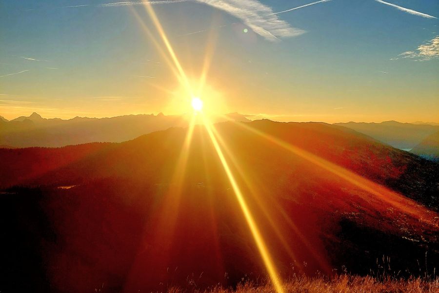 Sonnenuntergang Saalbach Hinterglemm